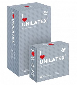 ПРЕЗЕРВАТИВЫ UNILATEX "DOTTED" с точечной поверхностью, 12 шт., арт. 3020