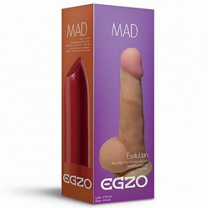 ФАЛЛОИМИТАТОР РЕАЛИСТИК "EGZO LIPSTICK" L 170 мм D 42 мм киберкожа, арт. DS006 (ст. 811200)