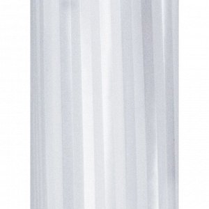 Штора для ванной комнаты Satin, цвет белый 180х200 см