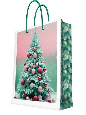 Бумажный пакет для сувенирной продукции, 26x32,4x12,7