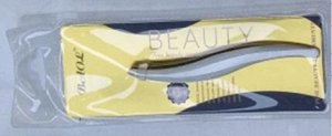 DVL Пинцет скошен.кончик металл GT Beauty 9см хром 1 шт / 1 200шт / 29722-6 / 487360
