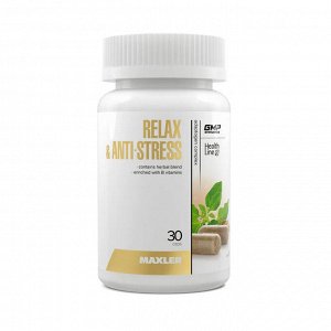 Maxler Relax & Anti-Stress Complex - 30 капсул