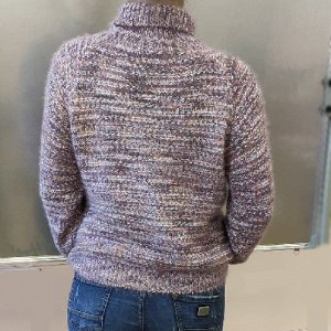 Женский меланжевый свитер