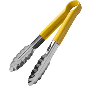 Прочее Щипцы желтая ручка L=240/85,B=40мм.нерж.сталь,резина ProHotel Индия, шт