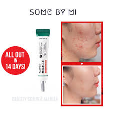 Крем для проблемной кожи лица точечный против акне с кислотами Some By Mi Cream Aha-Bha-Pha 14 Days Super Miracle Spot All Kill, 30 мл