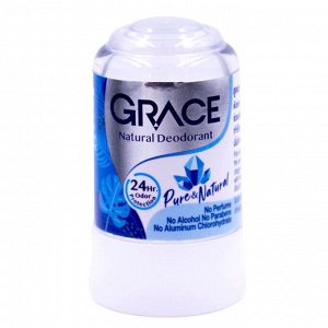 Grace Тайский натуральный дезодорант кристалл соляной против запаха пота для женщин и мужчин 70 гр.