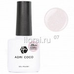 Цветной гель-лак «Allure cream» ADRICOCO №07 камуфлирующий персиковый с шиммером
