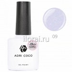 Цветной гель-лак «Allure cream» ADRICOCO №09 камуфлирующий сиреневый с шиммером