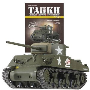 Журнал "Танки" №019 M4A3 (76mm) Sherman (США), 1944 год