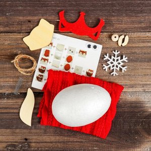 Набор для творчества - создай ёлочное украшение «Лисичка со снежинкой»