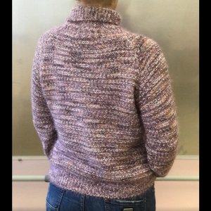 Женский меланжевый свитер