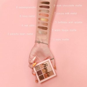 Палетка теней Paradiso для век Nude тон 01 9гр Relouis
