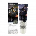 Пенка для умывания с древесным углём 3W Clinic Charcoal Foam Cleansing 100 мл