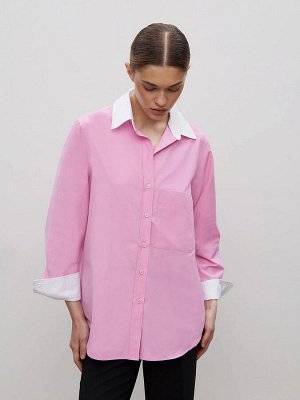 Рубашка прямого кроя, B2941/petal