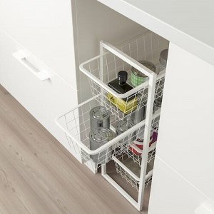 IKEA JONAXEL, Шкаф для хранения вещей, белый, 25x51x70 см