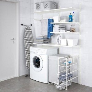 IKEA JONAXEL, Шкаф для хранения вещей, белый, 25x51x70 см
