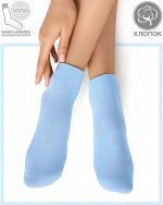 Всесезонные укороченные эластичные женские носки из хлопка с комфортной резинкой