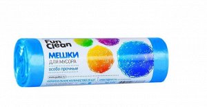 Мешки для мусора Fun Clean Особо прочные /35л*25шт./ голубые, ролик, голубой