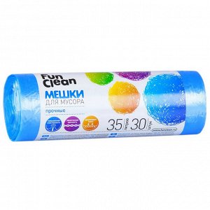 Мешки для мусора Fun Clean Прочные /35л*30шт./ ролик