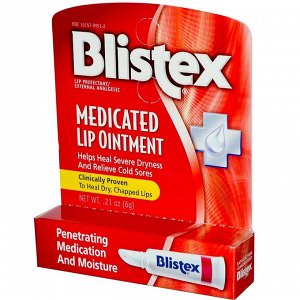 Blistex, Лекарственная мазь для губ, .21 унций (6 г)