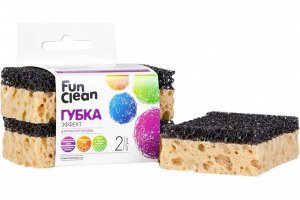 Губка для посуды Fun Clean Эффект, 2шт, 7769