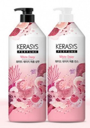 Кондиционер-бальзам парфюмированный для волос Белая ромашка Kerasys White Daisy 1000мл