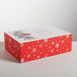 Складная коробка «Счастья в Новом году!», 22 ? 30 ? 10 см