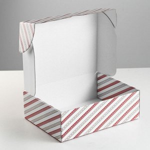 Коробка складная «Новогодняя», 30.7 x 22 x 9.5 см