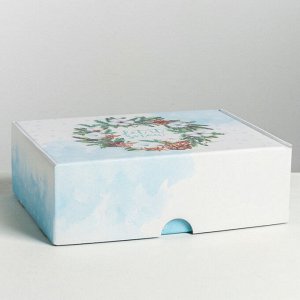Складная коробка «Снежной зимы», 30.7 ? 22 ? 9.5 см