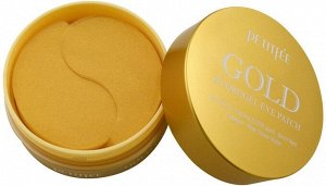 Патчи гидрогелевые для глаз с женьшенем и коллагеном Petitfee Gold Hydrogel Eye Patch 84г