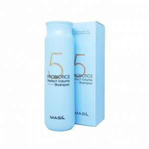 Шампунь для объема волос с пробиотиками 5 perfect volume shampoo,300мл(5 голубой 300)