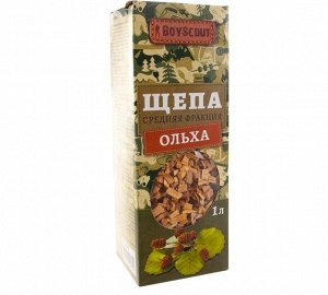 BOYSCOUT Щепа для копчения Ольха, 1л /25, 61043