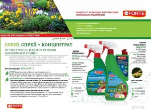 Средство от тли паутинного клеща других 50 видов насекомых спрей BONA Forte 750мл
