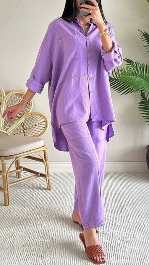 Костюм с брюками женский летний