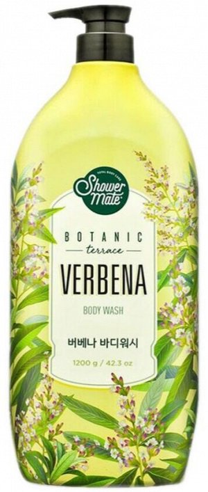 Гель для душа ботаническая серия с ароматом вербены Shower Mate Body Wash Bouquet Verbena 900мл