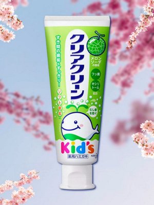 Детская зубная паста "Clear Clean Kid’s" со вкусом дыни (от 3 лет) 70 гр