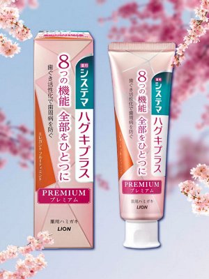 Зубная паста "Systema Haguki Plus Premium" для ухода за чувствительными зубами (фруктовая мята) 95 г