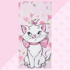Полотенце детское вфельное  "Мари", Коты аристократы 70х146±2 см, 100% хлопок 160гр/м2