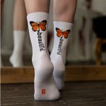 Носки женские с цветами и рисунками Эвернит
