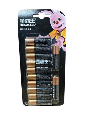 DURACELL®  Basic AAA Батарейки алкалиновые 1.5V LR03, 10 штук в блистере