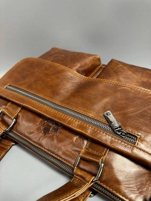 Сумка мужская портфель натуральная кожа