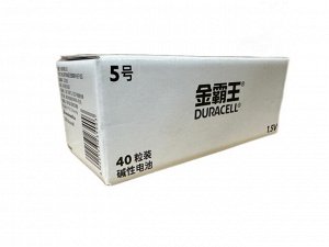 DURACELL®  Basic AA Батарейки алкалиновые 1.5V LR6, 40 штук в коробке
