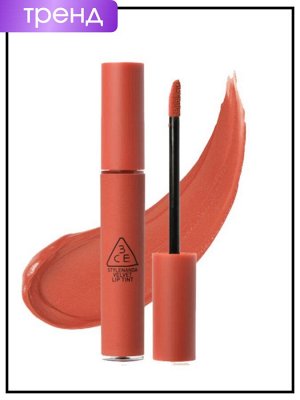 3CE Тинт для губ бархатный розовый нюдовый коралл Tint Lip Velvet Think Again, 4 гр
