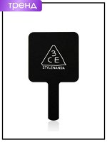 Зеркало для макияжа квадратное мини чёрное 3CE Stylenanda Mirror Hand Mini Square Blаck, 1 шт