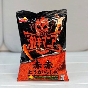 Frito Lay Spicy Mania 50g - Японские острые чипсы Спайси Мания. Красный перец