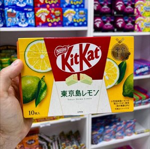 KITKAT KitkKat Tokyo Island Lemon 15g - Коллекционный КитКат Айленд Лимон. 1шт
