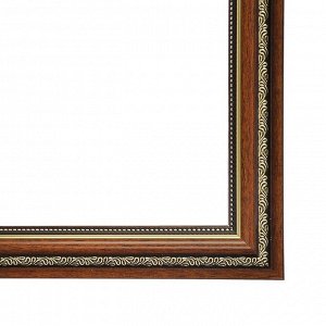 Рама для картин (зеркал) 40 х 50 х 3.3 см. пластиковая. Dorothy коричневая