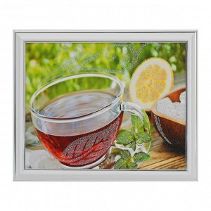 Картина "Чай с лимоном" 28*23 см