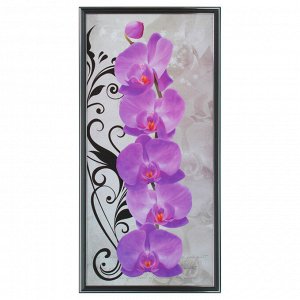 Картина "Фиолетовая орхидея" 36*73 см