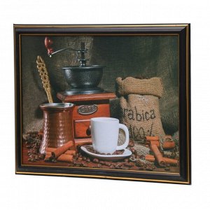 Картина "Всё для кофе" 28х38 см